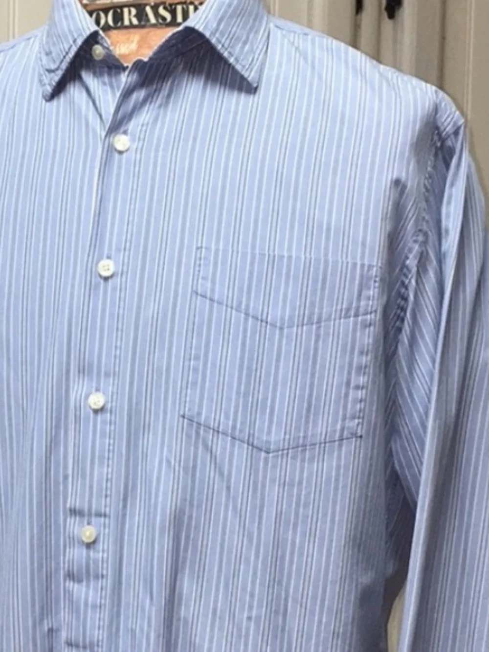 J. Crew Pinstripe Long Sleeve Shirt L